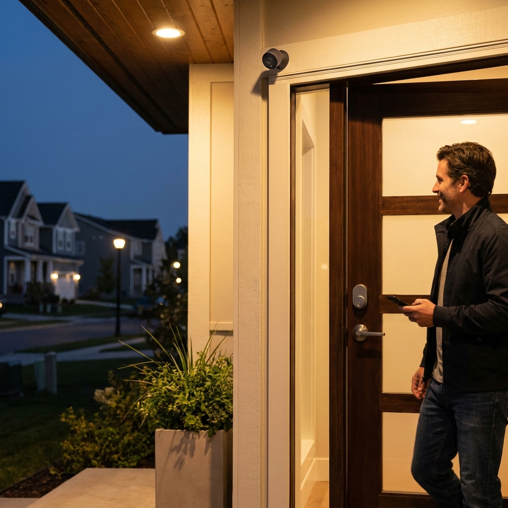 HarmsSecurity's tweet photo. Your home deserves more than just a lock. Integrated security means peace of mind—day or night. Choose tech that protects what matters most. Discover the difference: https://t.co/83qA8DAz9p #HomeSecurity #PeaceOfMind https://t.co/TgrEZ9OvER