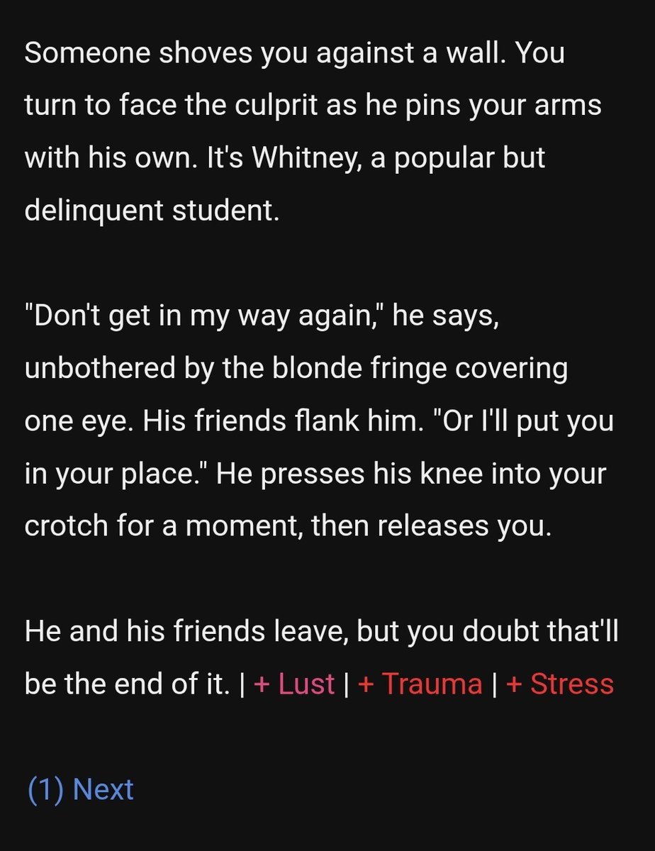 whitneyslutz's tweet photo. starting a new save means meeting whitney for the first time again and I had to wonder wtf did I like about this guy again he's such an asshole holy shit 😭 https://t.co/pwQ6DgV0hS