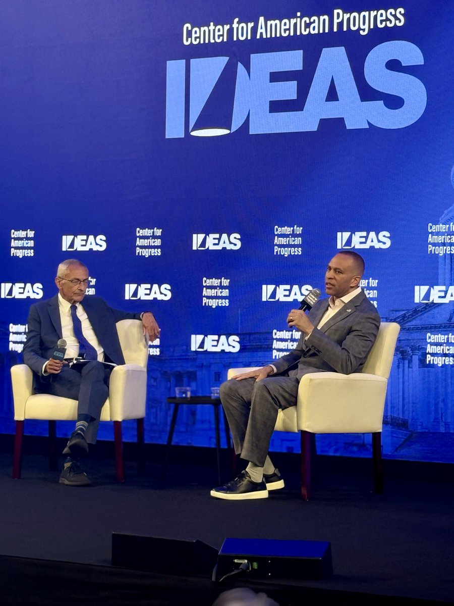 kurtbardella's tweet photo. The Democratic agenda: “cost, care, and corruption.” @RepJeffries @johnpodesta #CAPIdeas @amprog https://t.co/ozfwtSijPA