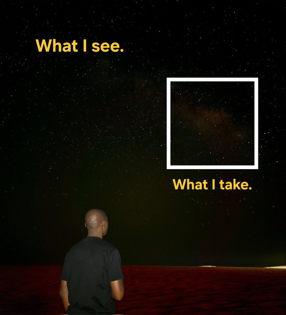 mackio_'s tweet photo. What I see vs. what I take.
#WithGalaxy #S26Ultra https://t.co/p4EdMpofcr