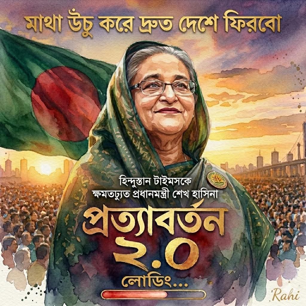 amanullah803246's tweet photo. "মাথা উঁচু করে দ্রুত ফিরবো" - শেখ হাসিনা

@drSaimaWazed @ctgchatter @MAarafat71 https://t.co/NQzf24Vu2X