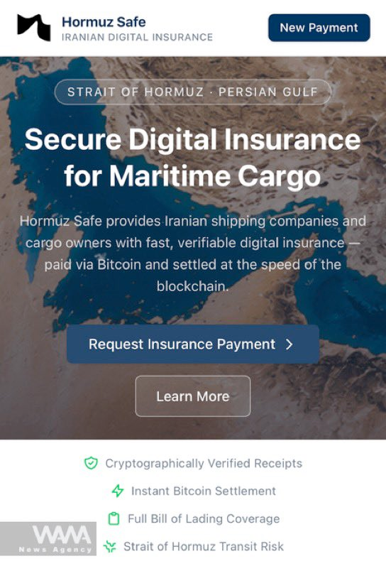 StackinSat_FR's tweet photo. 🚨 L’Iran vient de lancer “Hormuz Safe”.

C’est une assurance maritime pour les navires traversant le détroit d’Ormuz.

Ils demandent des paiements en Bitcoin.

Vous comprenez ce que ça signifie ?

Un État commence littéralement à utiliser Bitcoin pour contourner le système financier basé sur le dollar.

Pourquoi ?

Parce que Bitcoin est neutre.

-Impossible à censurer.
-Impossible à bloquer.
-Impossible à imprimer.

Quand les tensions géopolitiques augmentent…les nations se tournent vers le SEUL actif monétaire facile à transférer et que personne ne peut contrôler.

Bitcoin n’est pas juste un investissement.

C’est une arme géopolitique monétaire.

On est peut-être déjà entrés dans l’ère du Pétro-Bitcoin et 99% n’en ont aucune idée.