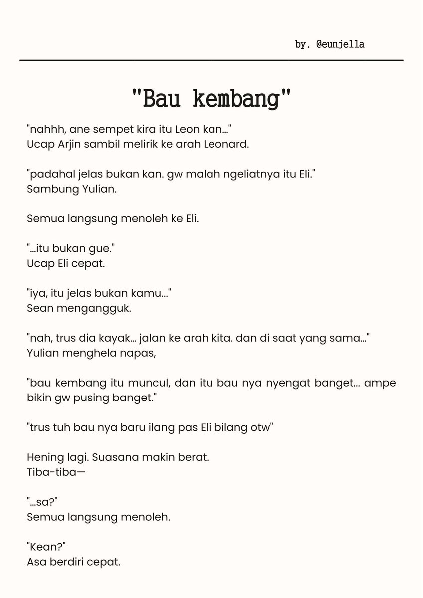 JELLA 🕵🏻♀️ │ au anak gang kuncup tweet media