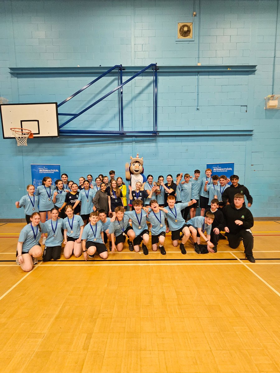 ActiveSchoolsER's tweet photo. Congratulations @WilliamwoodHS, our 2026 Secondary Games Champions 🏆 

A huge well done to everyone who took part and thank you to our hosts, volunteers and guests! @Glasgow_2026  @sportscotland  #ActiveSchools https://t.co/K75SwdUUMz