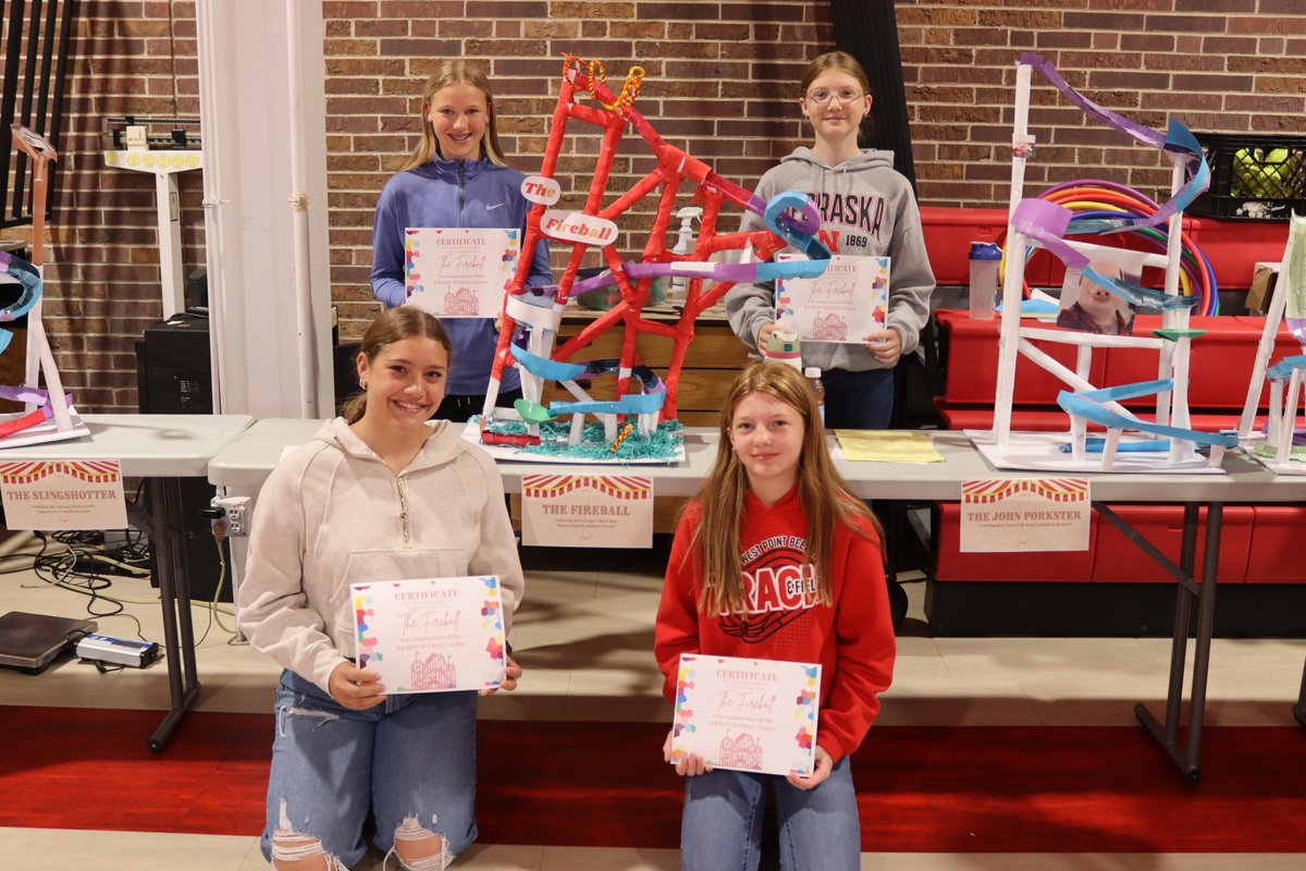 wpcadets's tweet photo. Science class full of twists, turns, and creativity! ⚙️🎢

Our 8th graders in Mrs. Bender’s science class designed and built their own roller coasters for marbles, putting their engineering and problem-solving skills to the test!

They did a great job! 👏

#cadetpride⚔️ https://t.co/xdPUONQMof