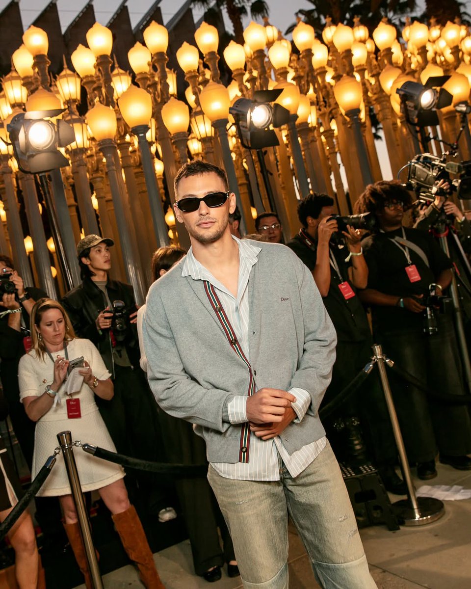 kochsource's tweet photo. More of Cooper Koch at the Dior Cruise 2027 Show in Los Angeles!

📸 via @/theedavidd on Instagram https://t.co/kt6UxTIYB6