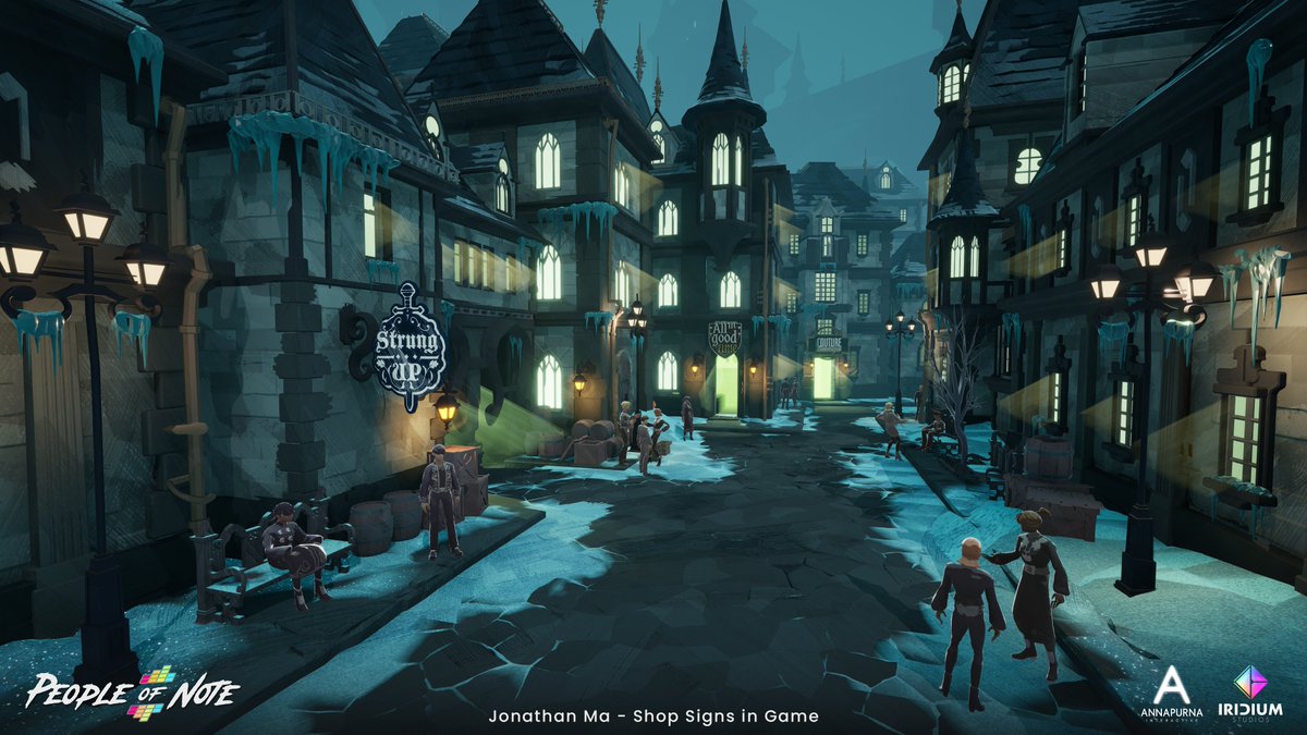 jonma3d's tweet photo. Excited to share more work I did on People of Note. I got to help with creating a bunch of different shop signs you'll find throughout the world of Note! 🪧😁

I love how it all came out in the end!

Full post below! https://t.co/WcLJrk6HwD