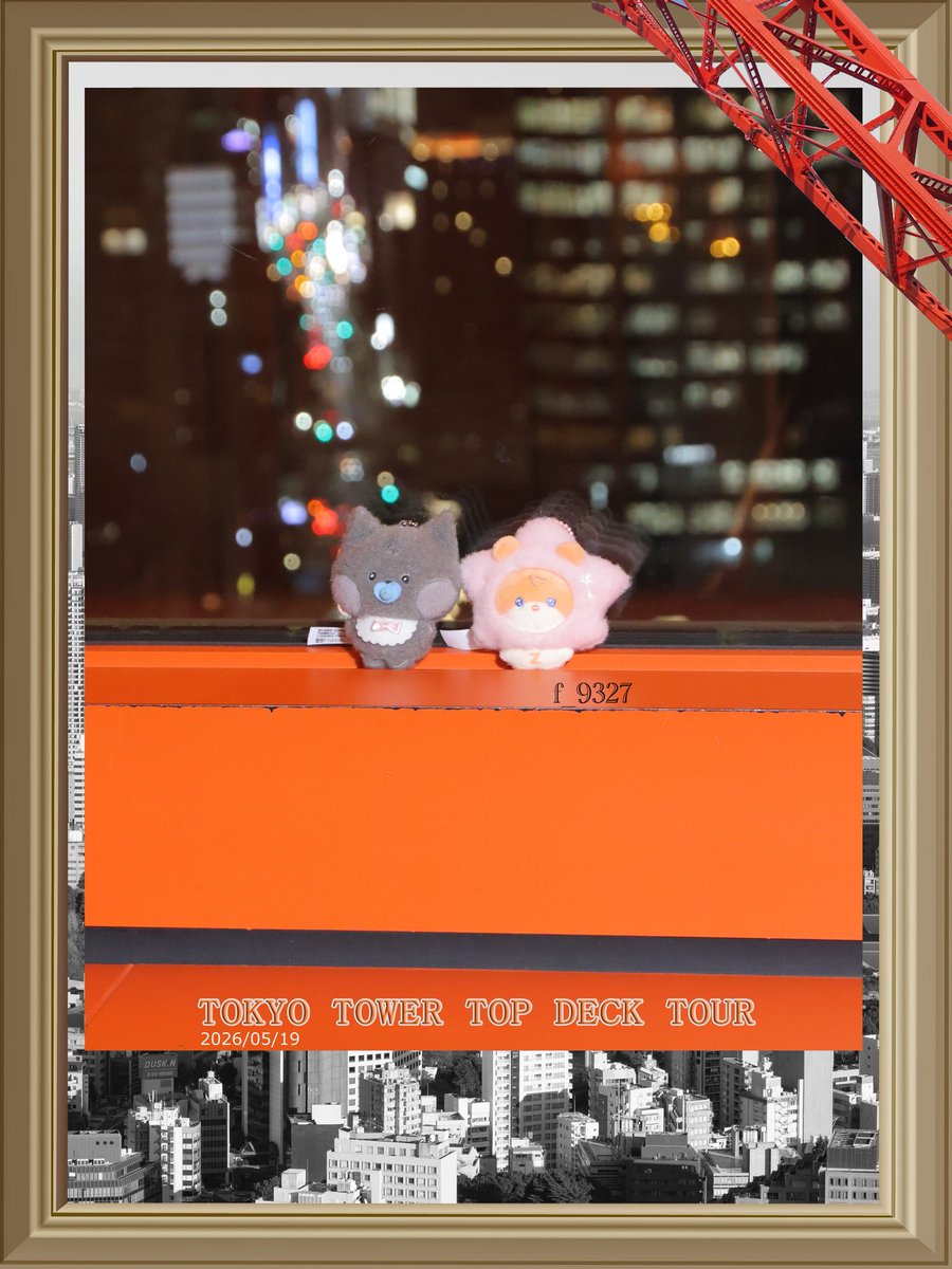f_9327's tweet photo. ゼベワンと東京タワーのコラボに行ってきた！トップデッキで写真撮ってくれる言うけど仕事終わりのやばい顔でのソロショットは流石に嫌すぎて、Zeroniで撮ってもらった！めっちゃ可愛い🫶データ欲しくて2000円払っちゃったよ💸撮ってくれたカメラマンのお兄さんありがとう😊 https://t.co/hhluvyZI9I