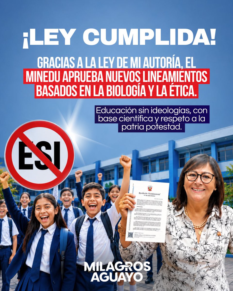 Milagros Jáuregui de Aguayo tweet media