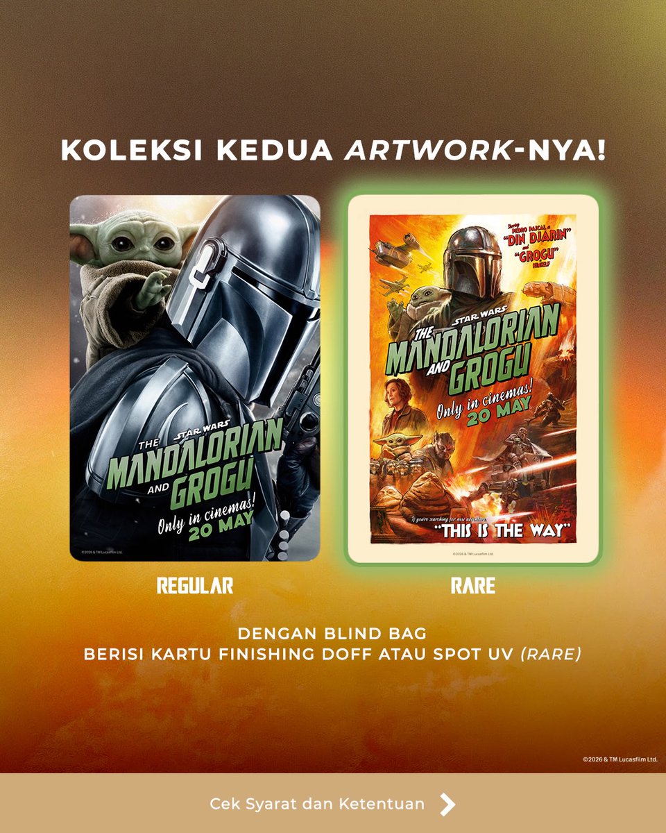 SiPalingStrWars's tweet photo. Buat yang ngincer collectible besok #TheMandalorianAndGrogu https://t.co/OHDCe6xT9F