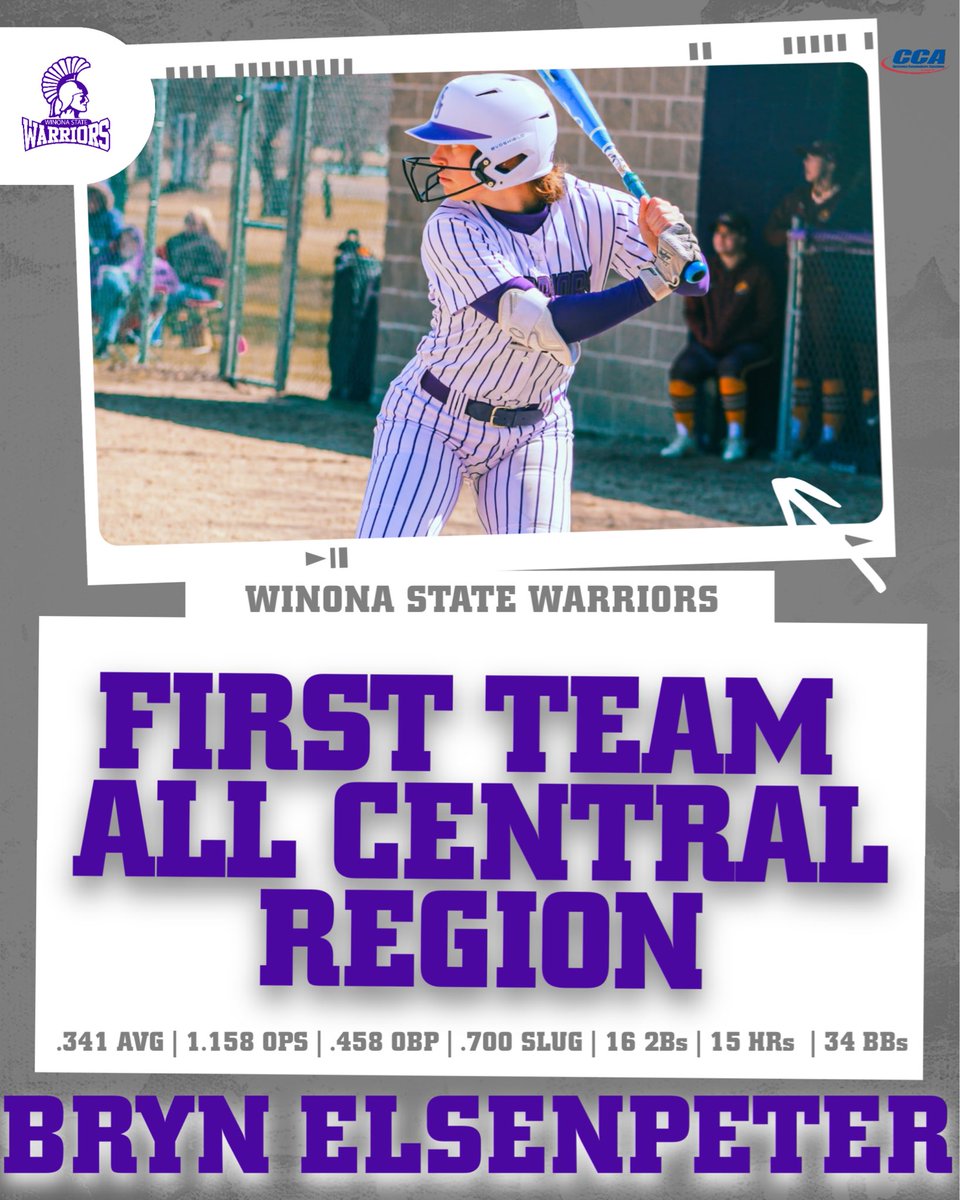 WinonaStateSB's tweet photo. 𝐅𝐈𝐑𝐒𝐓 𝐓𝐄𝐀𝐌 𝐀𝐋𝐋 𝐑𝐄𝐆𝐈𝐎𝐍

Congrats Bryn! 

#PassionAndPride | #Connected https://t.co/MfICtfmCu8