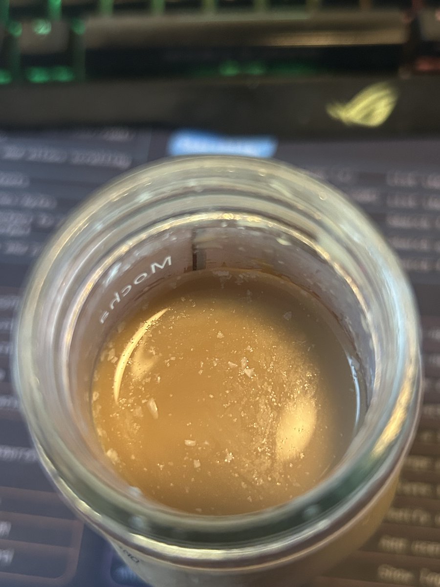 JCMOgg's tweet photo. @Starbucks Ewww Gross,  used your support chat via your website which was worse than how this coffee looks.  Abhinaya is very bad at her job and I think I am being poisoned. https://t.co/fojZKRZ1gM