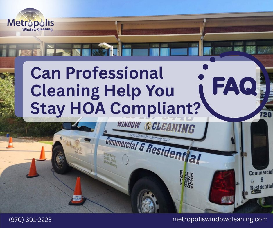 MetropolisWC's tweet photo. Our cleaning services help keep your property looking polished while supporting HOA appearance standards.

#HOACompliance #ExteriorCleaning #PressureWashingServices #MetropolisWindowCleaning #HomeMaintenance #CurbAppealTips https://t.co/cDCbDucqgu