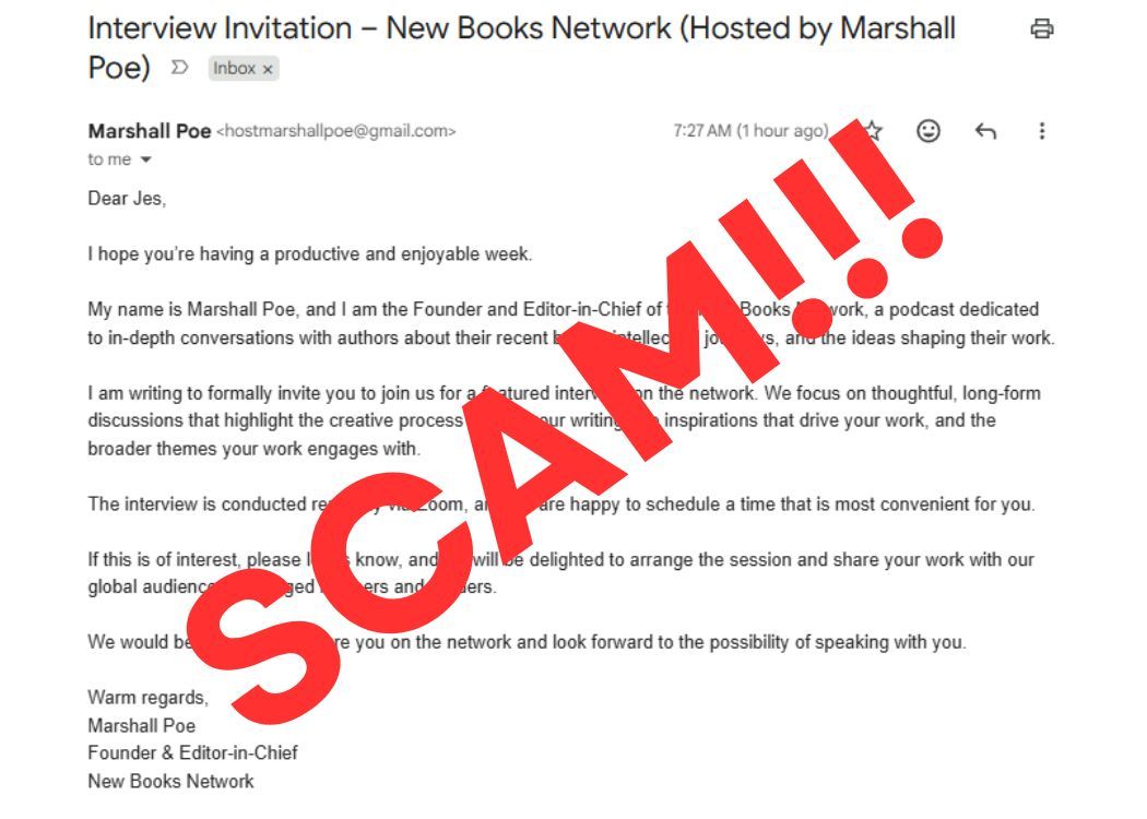 JesWrites's tweet photo. Baby's first scam email!!! Woke up to what seemed to *me* like a blatant scam, but might not be obvious to everyone. So, I wrote a blog post about all the questions you should ask yourself when you receive an email like this one. #Scams #WritingCommunity
https://t.co/J9J8pCWlEb https://t.co/RpYy1Mf4X6