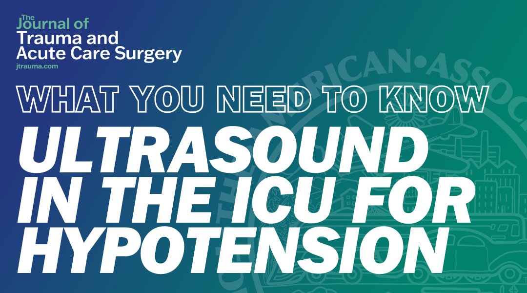 JTraumAcuteSurg's tweet photo. Ultrasound is now essential in the ICU for managing hypotension. Point-of-care protocols rapidly identify shock type, guide targeted resuscitation, and improve outcomes. Mastery of this “ultrasound stethoscope” is key to modern critical care. #POCUS #CriticalCare

https://t.co/i8NvLglgVW