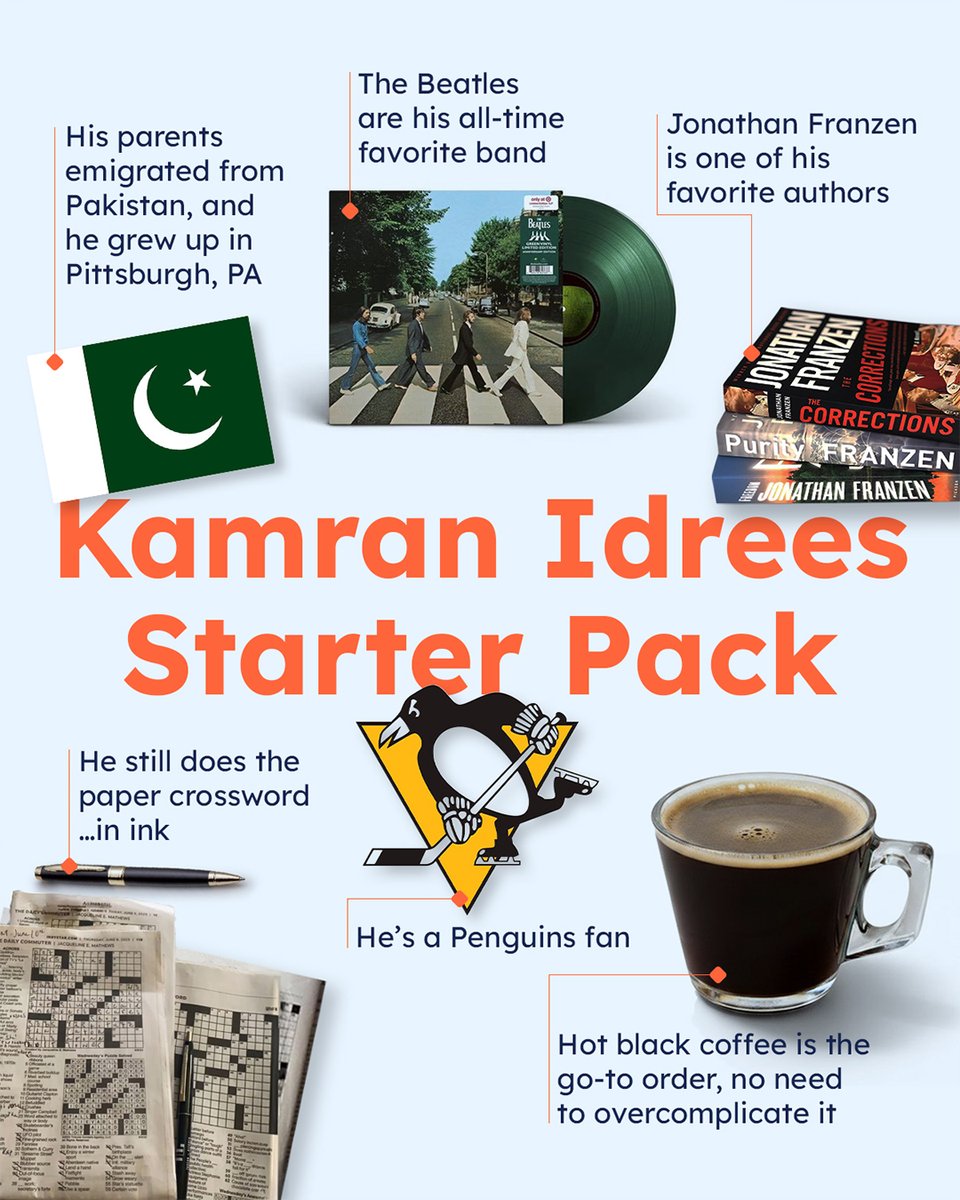 Nexamp's tweet photo. An avid Beatles listener, black coffee drinker, and bold enough to do the paper crossword in ink—introducing our General Counsel, Kamran Idrees. https://t.co/nMhg7i3Vex