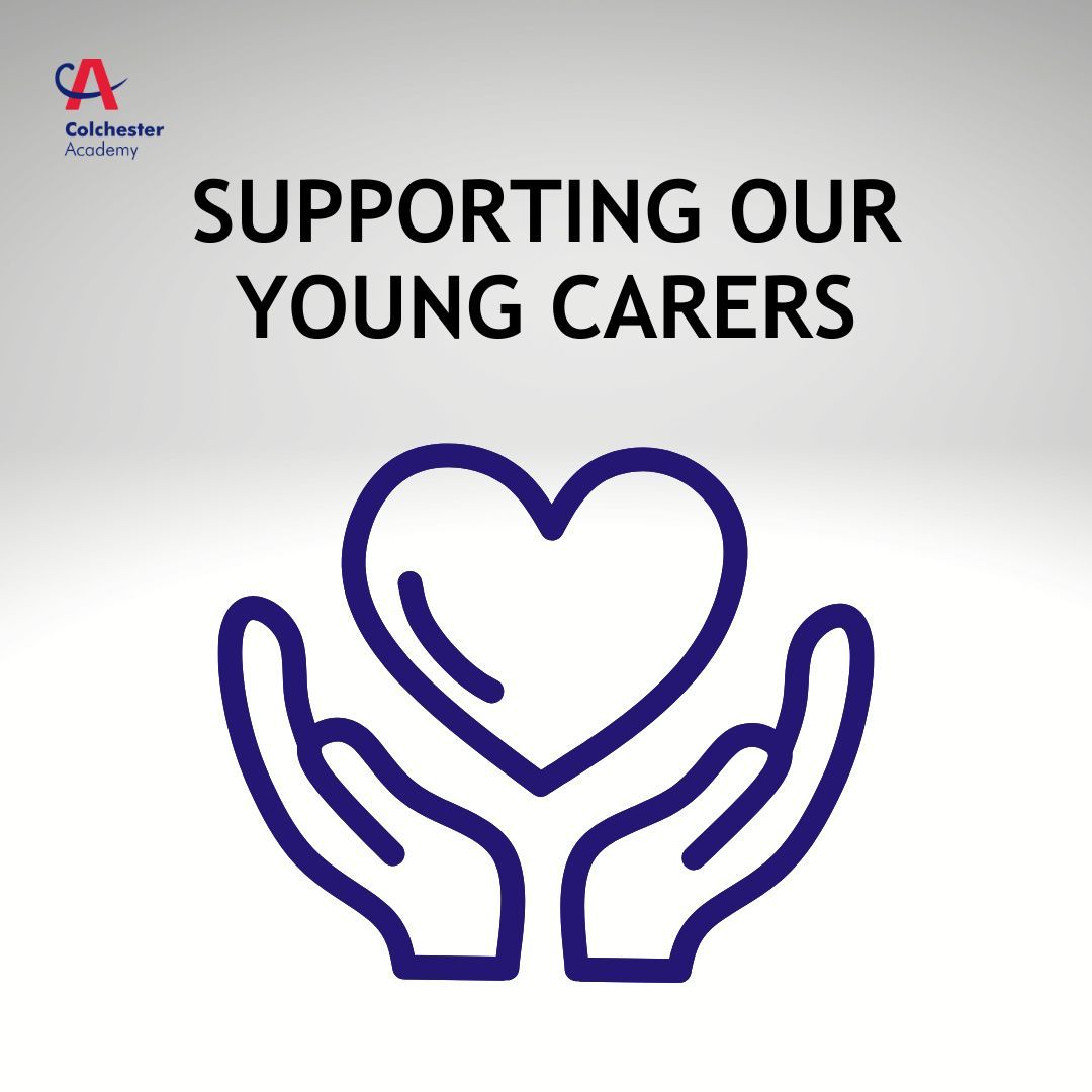 ColchesterAcad's tweet photo. 💙 At Colchester Academy, we are proud to support our Young Carers. Students and families can access guidance, wellbeing support and further help through the school. If you think your child may be a Young Carer, please get in touch with us. #respect #resilience https://t.co/KdvoXMjs2g