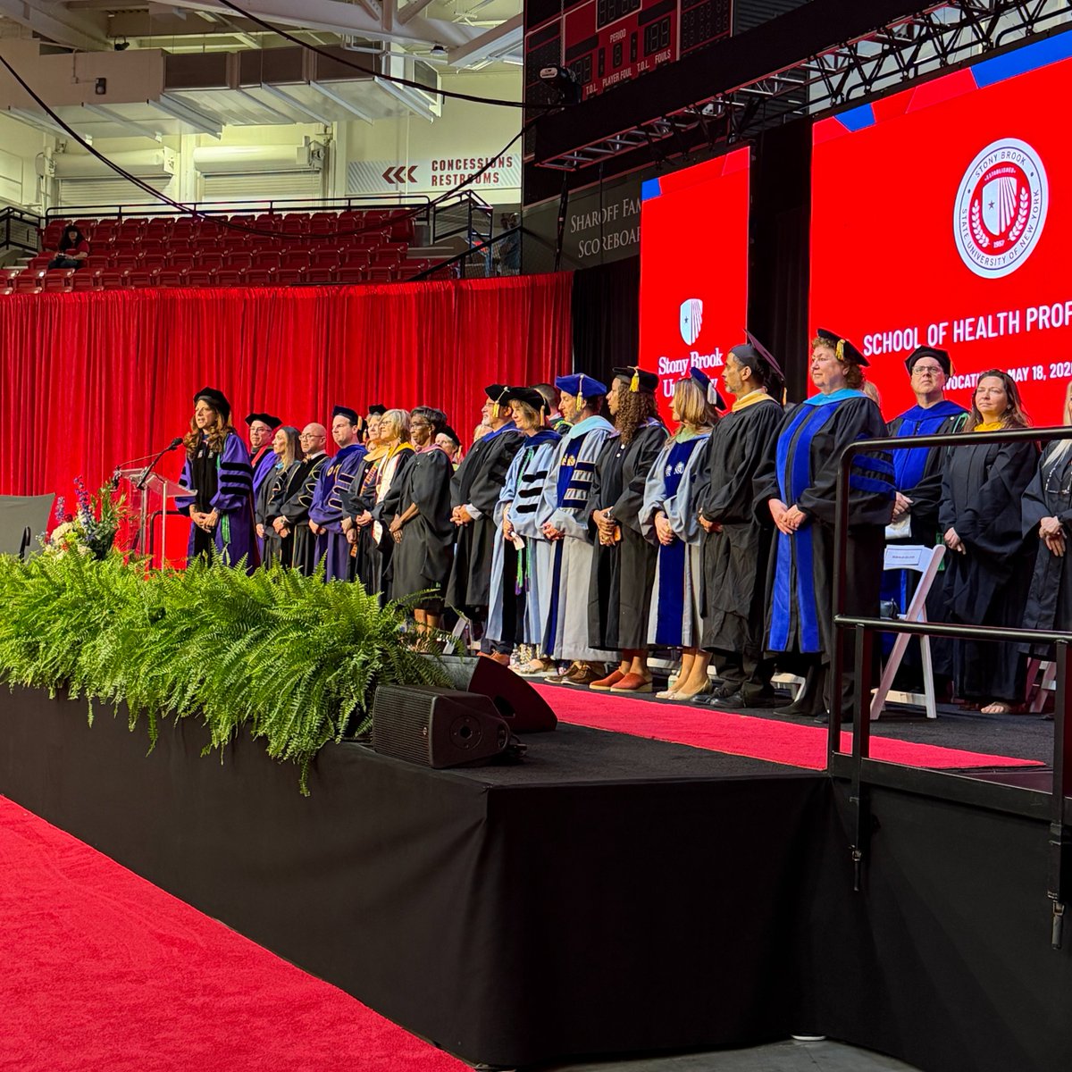 SBM_EVP's tweet photo. The future is bright as the @StonyBrookU School of Health Professions Class of 2026 steps into the field! Congratulations to our graduates as they begin their careers dedicated to serving and improving the lives of others. #SBUGrad https://t.co/m0nC0imBw4