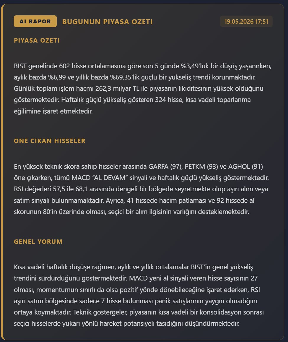 Elit_borsa's tweet photo. Ai yapılı, hisse yorumlama ve tarama Terminali tüm yatırımcı dostlarımıza ücretsiz sunulmaktadır.
https://t.co/vNgtwWDvTZ https://t.co/StOUgk2RvG