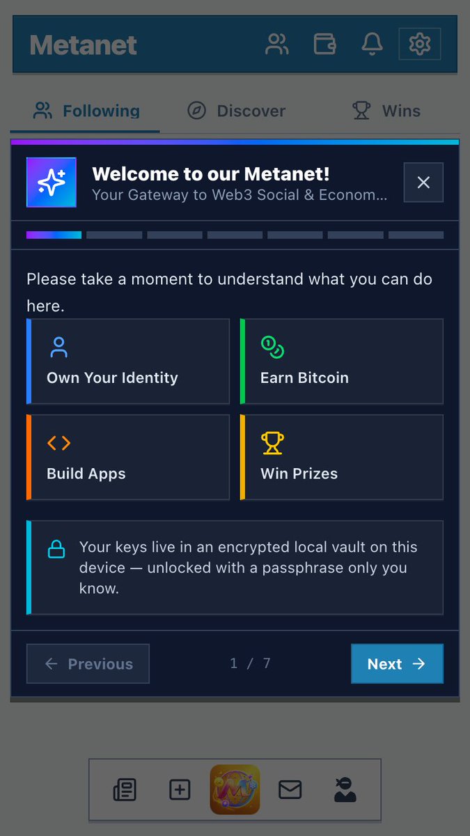 MetanetPlatform's tweet photo. Our upgrade (no ETA) ZK-anchored ID system (patent?!?!) proving unrelated identities linkeage without sharing xpub-like material, nor signing delegates will hopefully make you smile for the kind of work we put for you all to be in a good place 💕

Only https://t.co/z2afFJRaol 😍 https://t.co/Iv4qw5y2MT