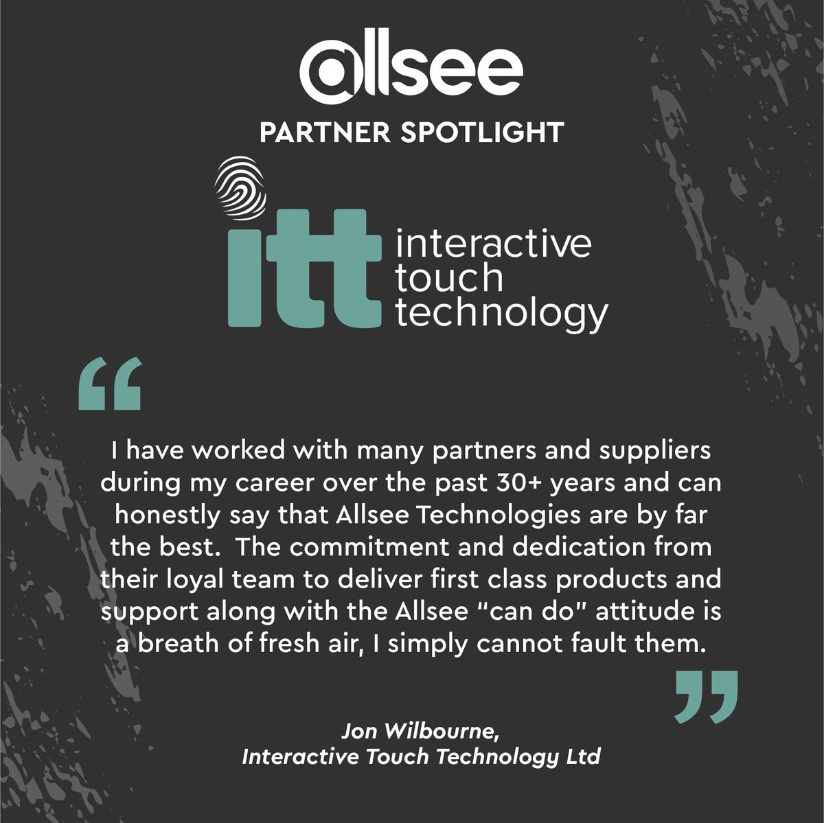 AllseeTech's tweet photo. 🙌 Thanks to @InteractiveTou2 for their support and #partnership since 2021.

Working together across a wide range of #digitalsignage projects has been a fantastic journey, and we truly value their trust and #collaboration. 🤝 Feedback like this means a great deal to our us! https://t.co/b4f2ZoPpA3