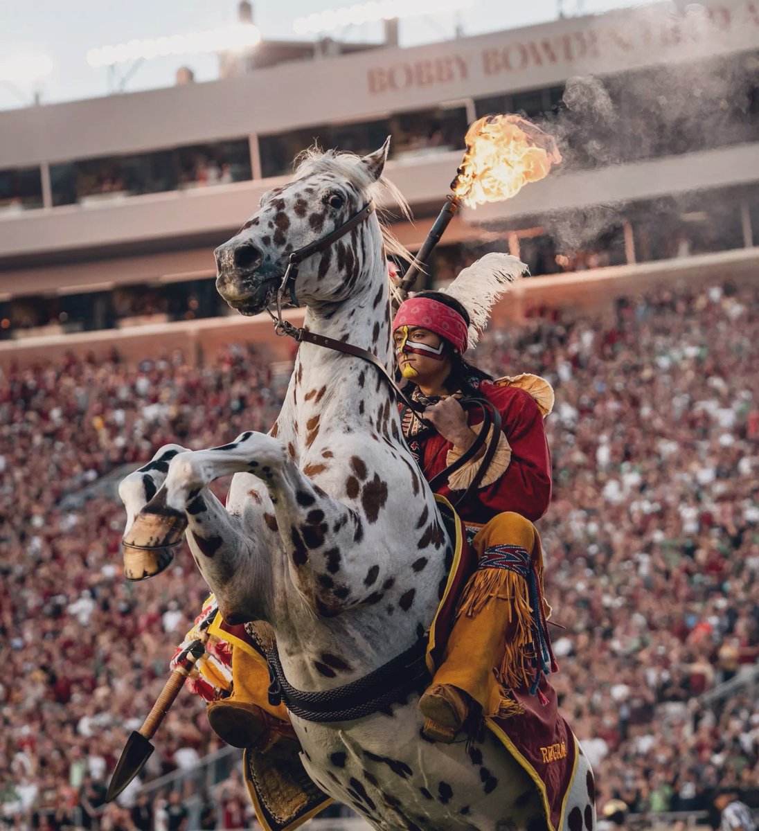CoachScheier's tweet photo. LOVE what this REPRESENTS.
The RIDE is our JOURNEY.
The TRIBE our BROTHERHOOD.
The FLAME our PASSION. 
And the RESILIENCE, COURAGE and STRENGTH of the Seminole Tribe our UNCONQUERED SPIRIT. 
#Renegades #LetsRide 🍢 https://t.co/v4pdvBWabI