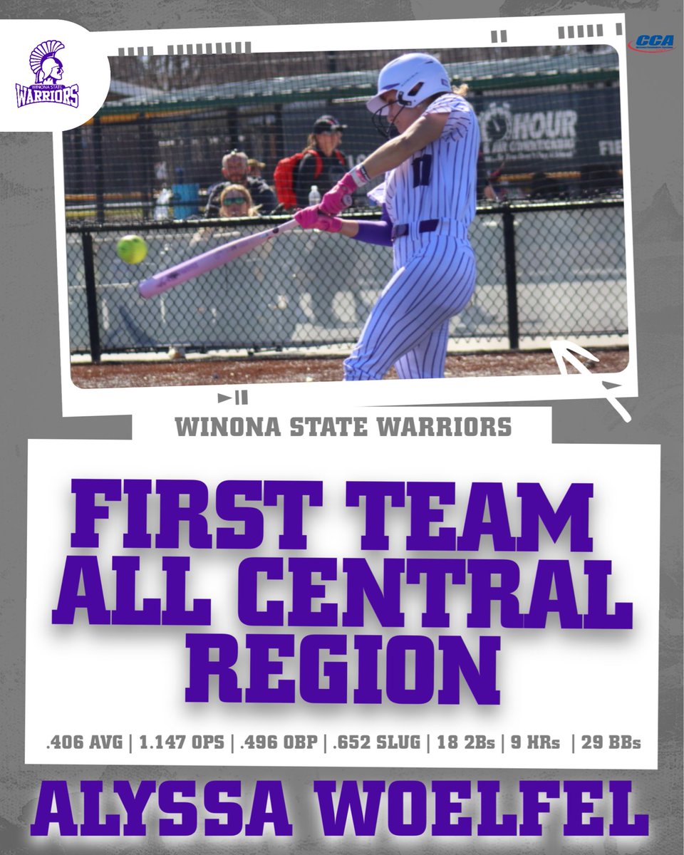 WinonaStateSB's tweet photo. 𝐅𝐈𝐑𝐒𝐓 𝐓𝐄𝐀𝐌 𝐀𝐋𝐋 𝐑𝐄𝐆𝐈𝐎𝐍

Congrats Alyssa!

#PassionAndPride | #Connected https://t.co/QKgjxCNrgs