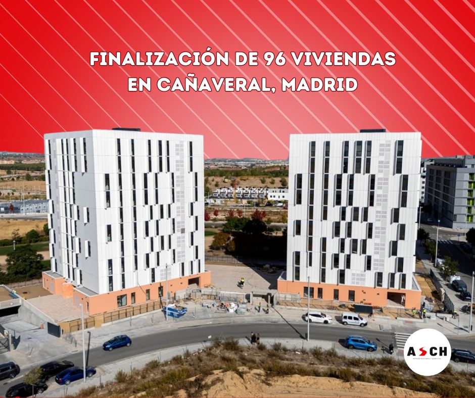 ASCHIyS's tweet photo. 96 familias pronto podrán estrenar hogar en El Cañaveral y en ASCH nos sentimos orgullosos.

No solo construimos edificios, creamos oportunidades de acceso a la vivienda en Madrid. 

#ASCH #ObraNueva #Madrid #Construcción https://t.co/ojEVNcvH8H