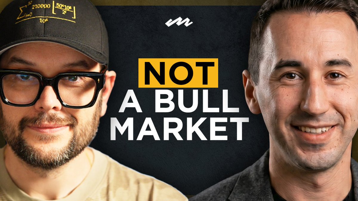 MrMPodcast's tweet photo. Objectively, did we have a bull market?

@MTanguma and I break down the macro reality that nobody wants to accept right now.

Watch the full episode 👇
https://t.co/sx2AuXDlcj https://t.co/BjnZrASN3x