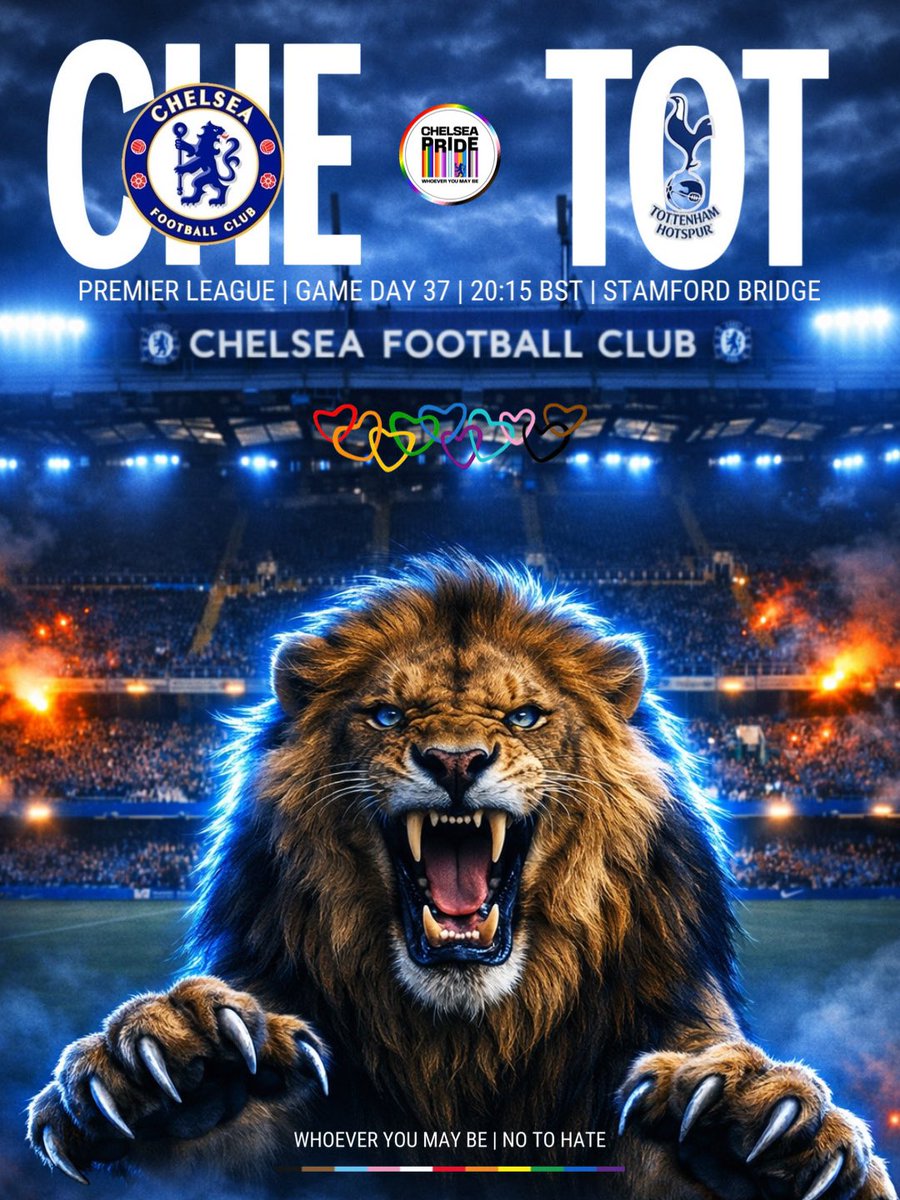 ChelseaPride_'s tweet photo. Last home game of the season. We know what we need to do 💪🏻

COME ON CHELSEA 💙

#CFC | #LondonDerby | #KTBFFH | #COYB | #WhoeverYouMayBe https://t.co/QOupp35Okd