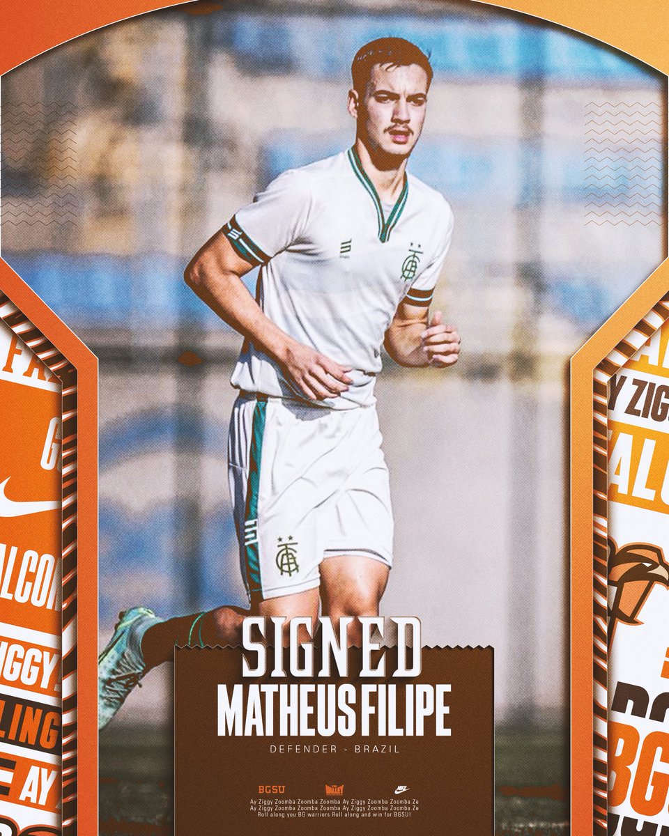 BGSUMSoccer's tweet photo. A NEW ERA BEGINS.

✍️ 𝓢𝓲𝓰𝓷𝓮𝓭
Matheus Felipi

Welcome to BG! 

#GoFalcons #AyZiggy 🟠🟤 https://t.co/lBZiLNaGrW