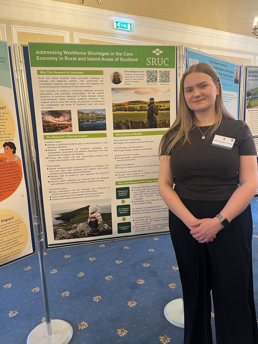 SRUC's tweet photo. Congratulations to SRUC PhD student Emma Margaret Currie on winning the Planned Impact Award at the 2026 Scottish Graduate School of Social Science Impact Competition. 

Read more https://t.co/f0AiTFhmQW https://t.co/k3IWdRO9df