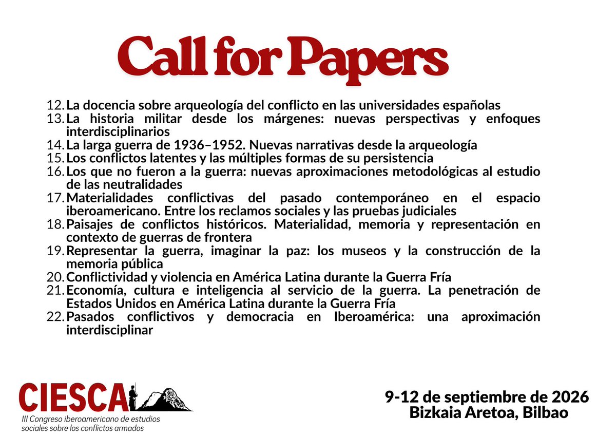 CIESCA 2026 tweet media
