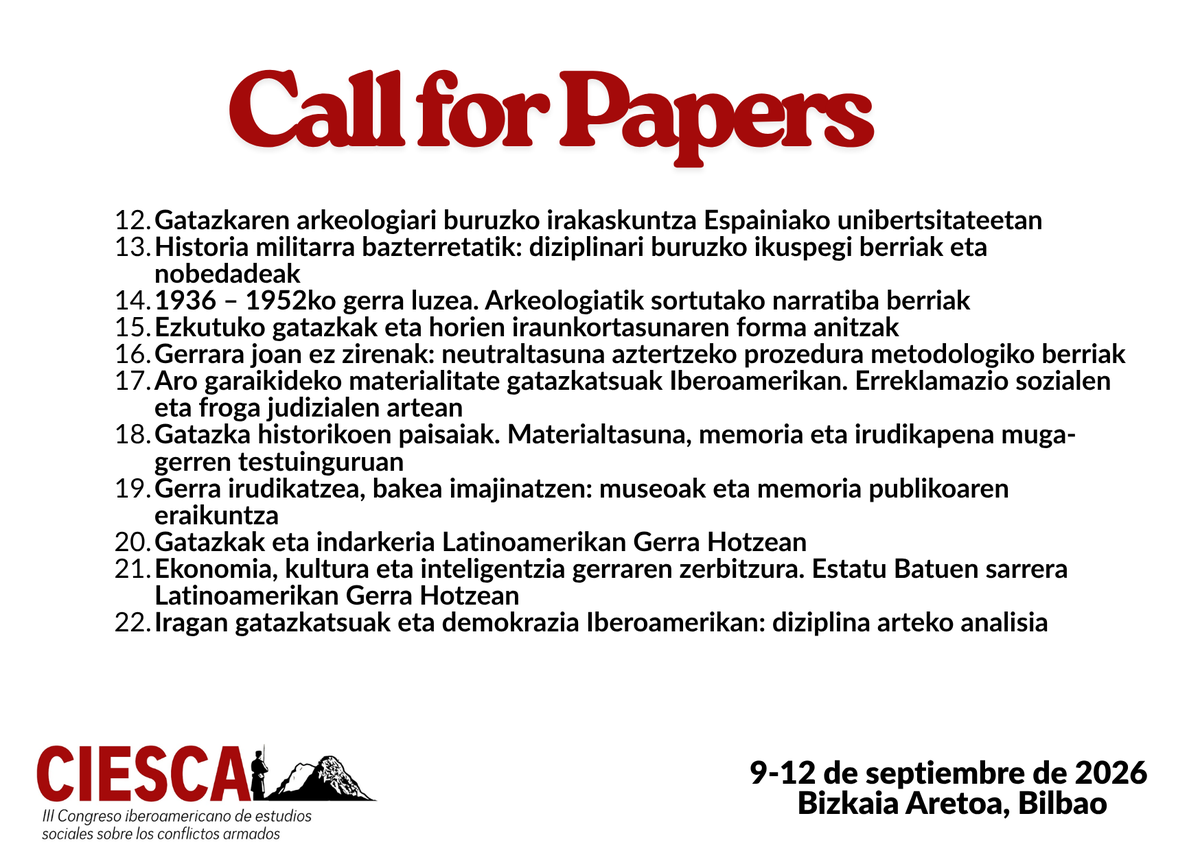 CIESCA 2026 tweet media