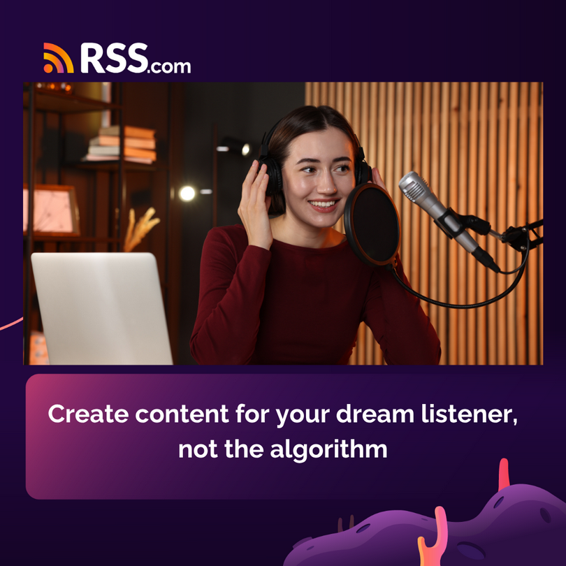 rss's tweet photo. Create content for your dream listener, not the algorithm. 🎯 Algorithms change daily. Your ideal listener's problems stay the same.

Describe your dream listener in detail: their struggles, goals, fears, desires. Then make every episode FOR THEM. The algorithm will catch up.✨ https://t.co/yGM6twMV6R