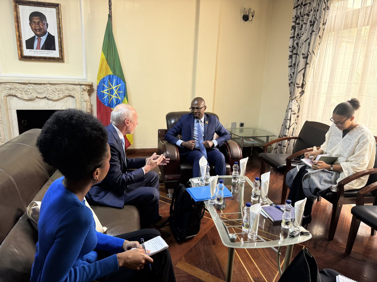 EMBASSY OF THE REPUBLIC OF ANGOLA IN ETHIOPIA tweet media