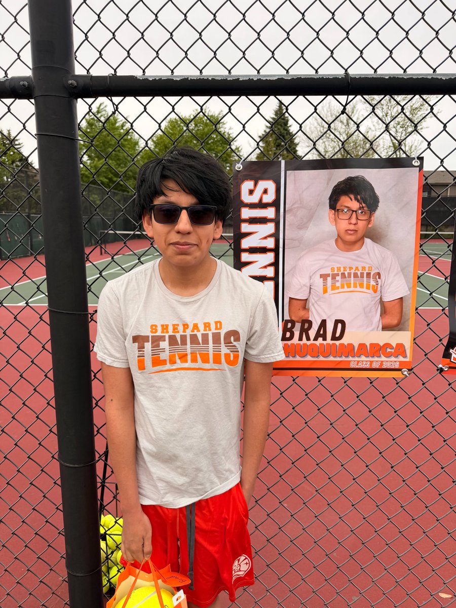 ShepardAstros's tweet photo. Congrats to our boys tennis players who are preparing for graduation!

The tennis team celebrated their Senior Night on May 5, when Brad Chuquimarca and Ty Hoffmann played their last home match against Oak Lawn.

We look forward to seeing what these two will accomplish! https://t.co/46BaEzyLX6