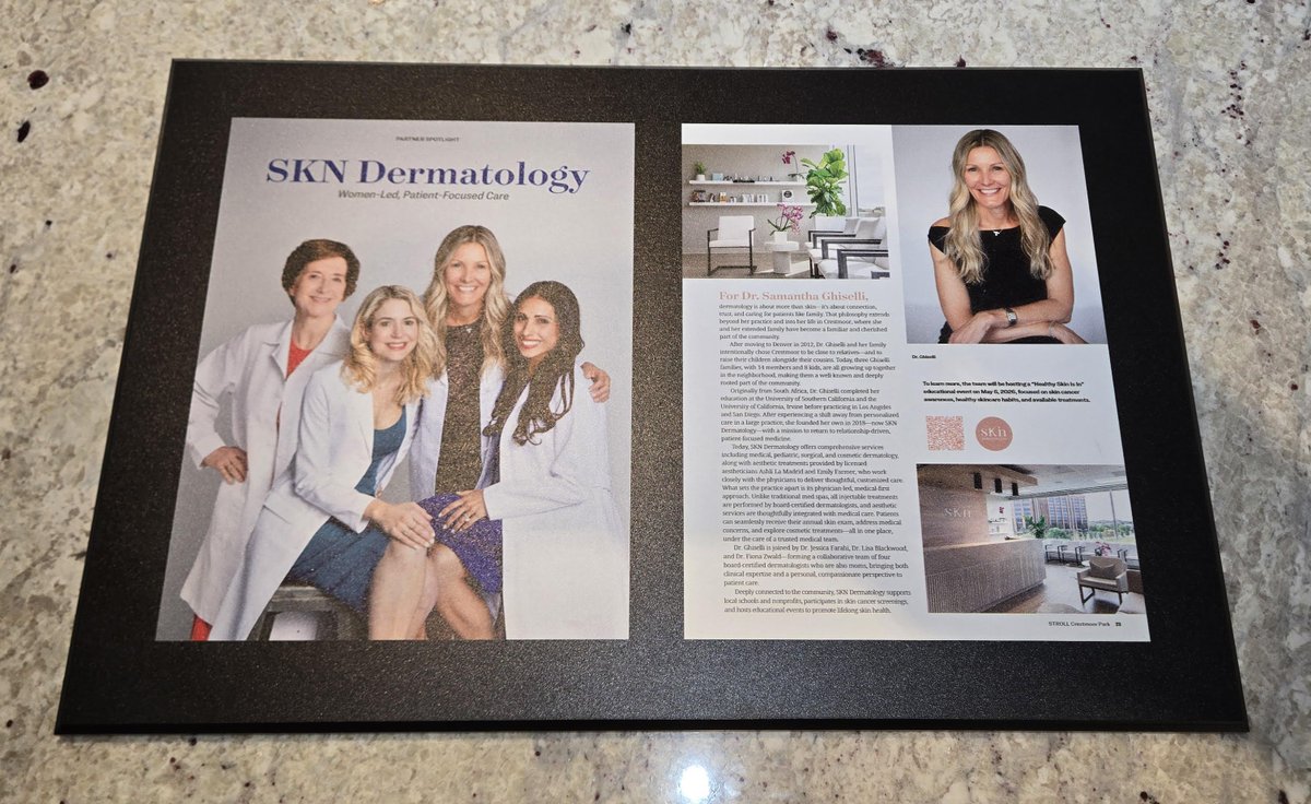 FrameDeArt's tweet photo. When you're featured in a magazine like @greetwashpark and want an affordable way to preserve that recognition for a lifetime, order a magazine plaque from Frame de Art.  We make them with our partner, Duraplaq, and serve as the Denver drop-off location for all their customers.  SKN Dermatology is the best in Denver!

#Magazine #plaque #MagazinePlaque #GreetWashPark #Denver #Colorado #framing #customframing #pictureframing #art #decor #walldecor #milehighcity #cityofdenver #cityofEnglewood #shoplocal #shopsmall