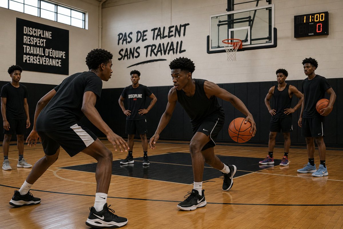 warriorsacad's tweet photo. #Le talent te donne un départ, mais le travail et la discipline te mènent jusqu’au sommet. 🏀🔥
Chaque entraînement est une occasion de devenir plus fort, plus rapide et meilleur qu’hier. Continuez à travailler, le succès arrive à ceux qui n’abandonnent jamais @grlbballprobs 🏀🔥 https://t.co/SQVJxOkD42