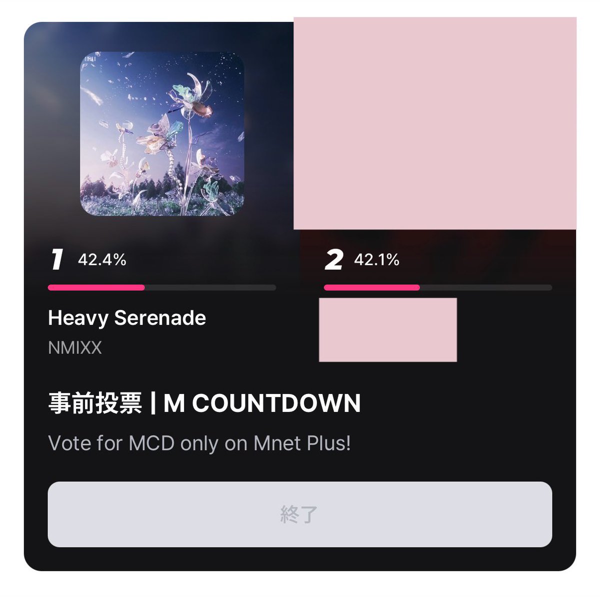 HAEWON_SUKI's tweet photo. Mカの事前投票、無事NMIXX1位になりました➿😭😭😭😭😭😭😭😭😭😭😭😭😭😭😭‼️‼️‼️‼️‼️‼️‼️

沢山協力してくださったNSWER、JYPファミリーの皆さんありがとうございました🙇‍♀️🫶🏻❣️❣️

#NMIXX #엔믹스
#HeavySerenade https://t.co/8toCLG2y9p