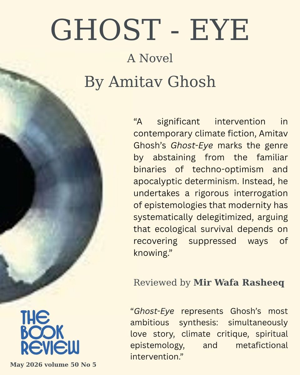 tbrind1976's tweet photo. Mir Wafa Rasheeq reviews Ghost Eye for this month's issue.

Happy reading. https://t.co/1QT8L7sTTQ