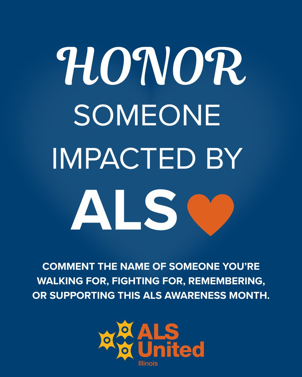 ALSUnitedIL's tweet photo. We do what we do because of them. This ALS Awareness Month, we are honoring the incredible individuals, families, and caregivers who inspire our mission every single day.

Let’s create a wall of honor right here. https://t.co/4ITX7STKzL