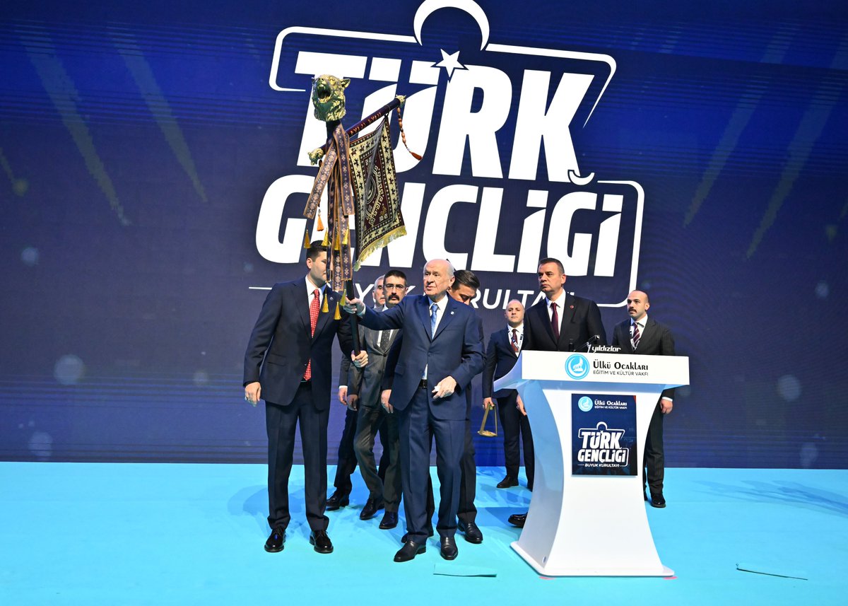 MHP_Bilgi's tweet photo. Ülkü Ocakları Eğitim ve Kültür Vakfı ''Türk Gençliği Büyük Kurultayı''

19 Mayıs 2026 https://t.co/WMaAPPb55I