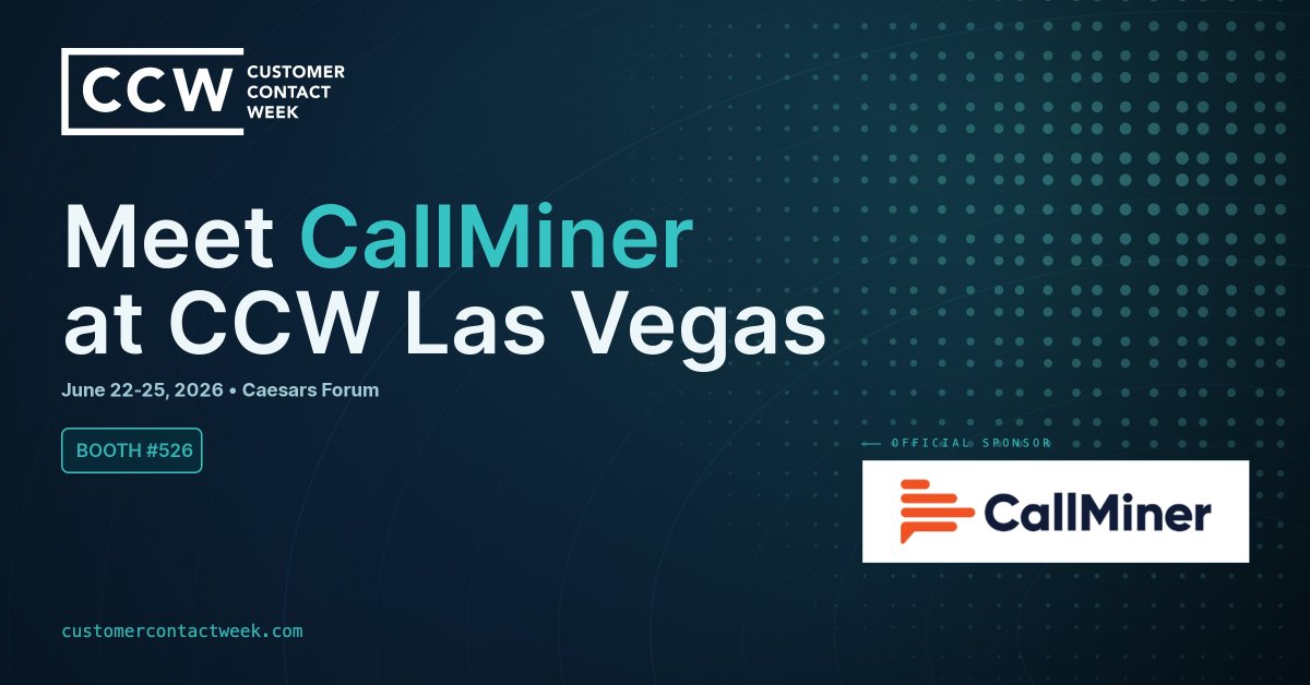 CallMiner, Inc. tweet media