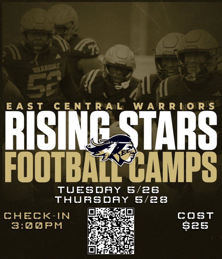 JaylinShep53's tweet photo. I will be attending the East Central Rising Stars Camp Thursday May 28🖤💛@Coach_Luther @Coach_Whit6 @cantguardgates @LaJeffreyR https://t.co/2KIp7OsU0g