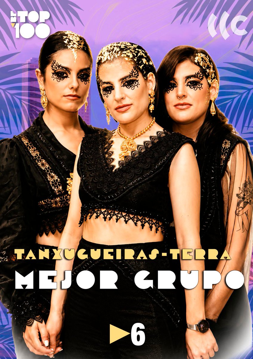 bftop100's tweet photo. 🥁El MEJOR GRUPO de este #BFTOP100 fue TANXUGUEIRAS con "Terra", escalando hasta la sexta posición del ranking. 

¿Crees que, como en Benidorm Fest 2022, merecieron más? https://t.co/f2tB3glVEW