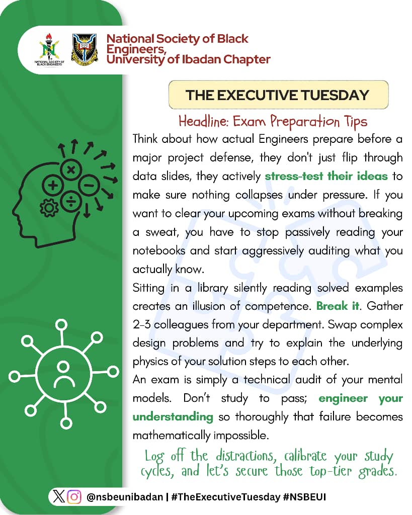 nsbeunibadan's tweet photo. #THEEXECUTIVETUESDAY🚀 
#NSBEUI✨ https://t.co/ndKL8OkPpa