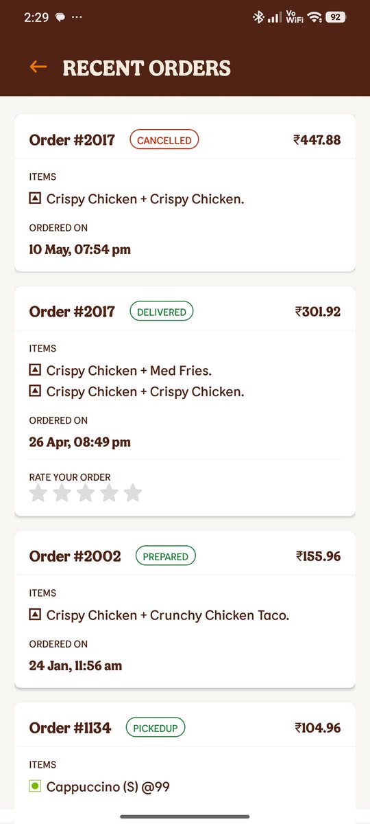 G_Varma87's tweet photo. @BurgerKing SCAM.
YOU ORDER, THEY CANCEL AND DON'T REFUND.
SHAME ON YOU @BurgerKing 
@TOIMumbai 
@mid_day https://t.co/HftZBo4SCA