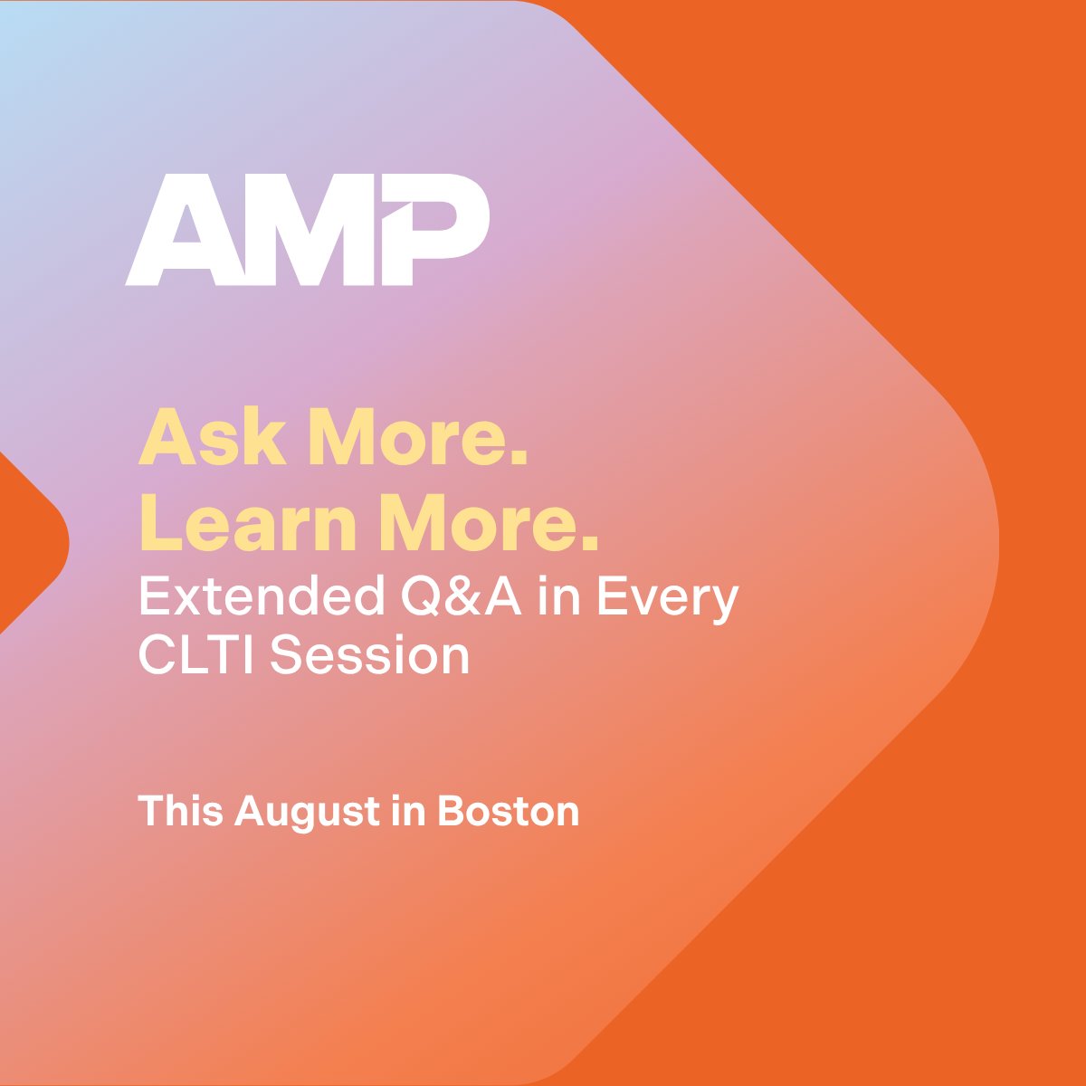 AMP the CLTI Meeting tweet media