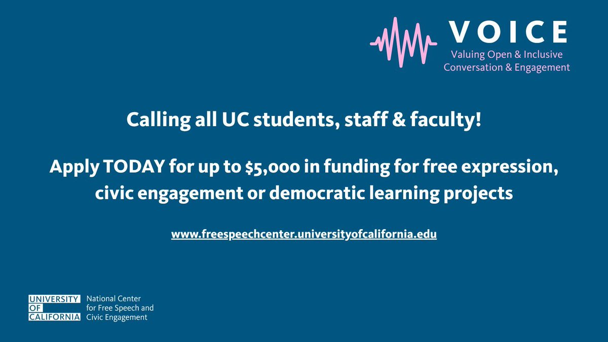 UC Center for Free Speech & Civic Engagement tweet media